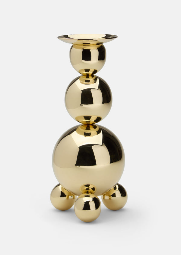 Skultuna Trippel Ball Candlestick