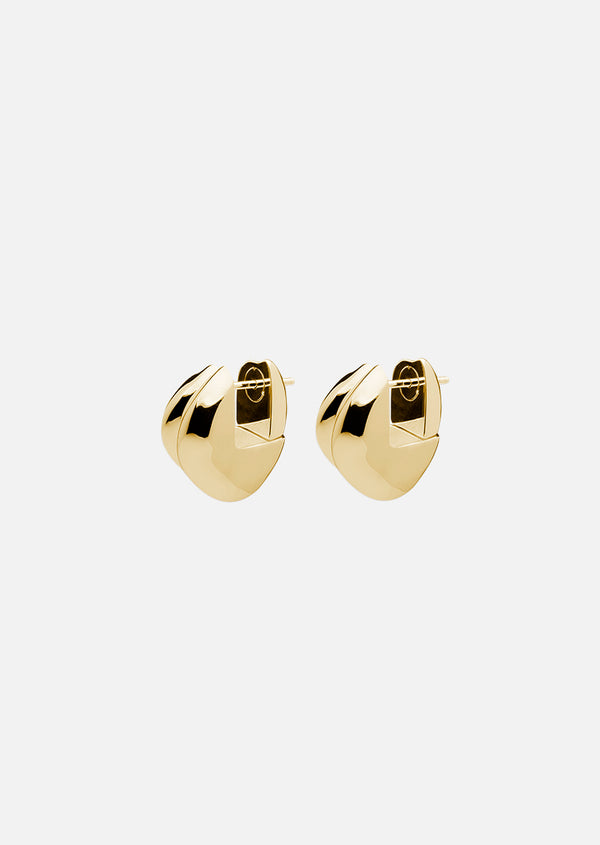 Écume de Mer - Unda Petit Earrings - Gold Plated