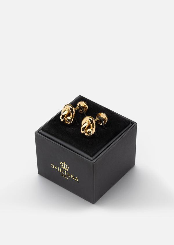Nodo Cufflinks - Gold Plated