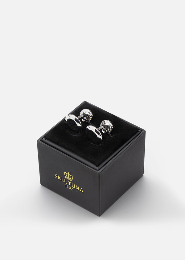 Punto Cufflinks - Silver Plated