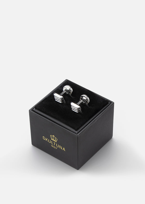 Curbo Cufflinks - Silver Plated