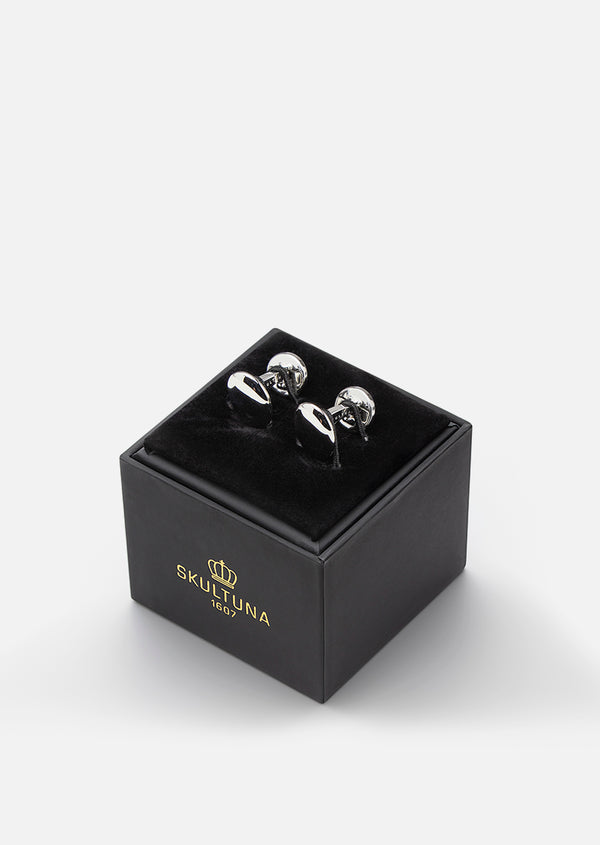 Orbe Cufflinks - Silver Plated