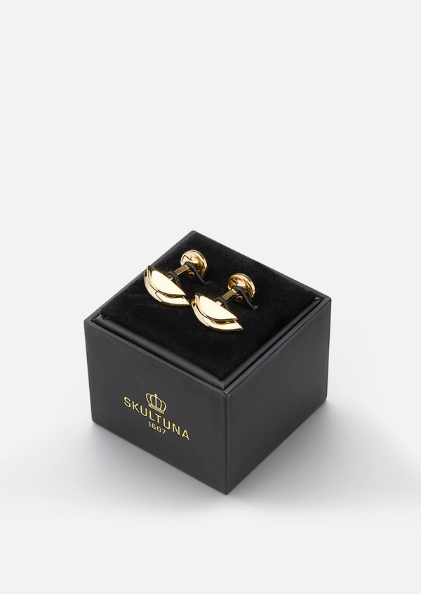 Écume de Mer - Unda Cufflinks - Gold Plated