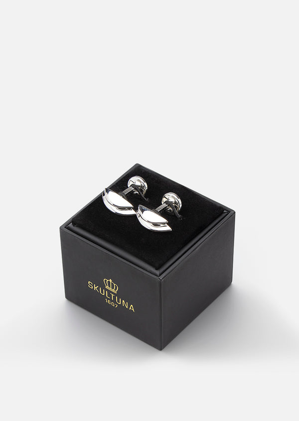 Écume de Mer - Unda Cufflinks - Silver Plated