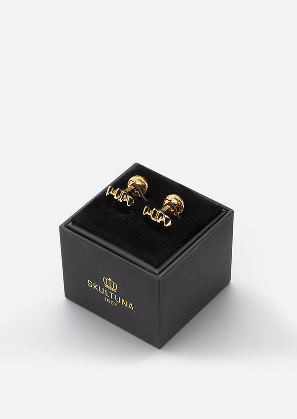 Écume de Mer - Marea Cufflinks - Gold Plated