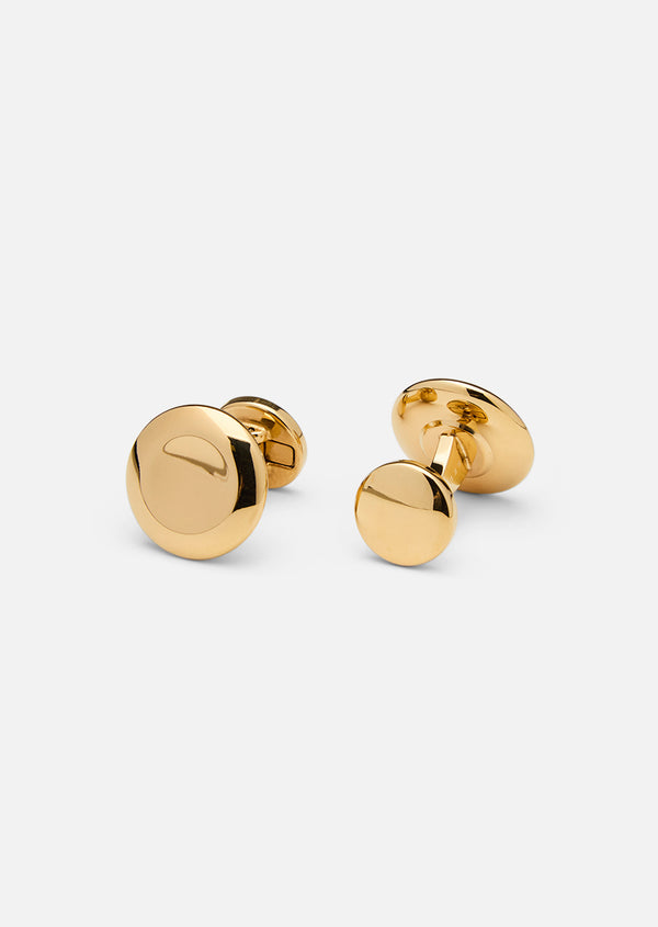 Punto Cufflinks - Gold Plated