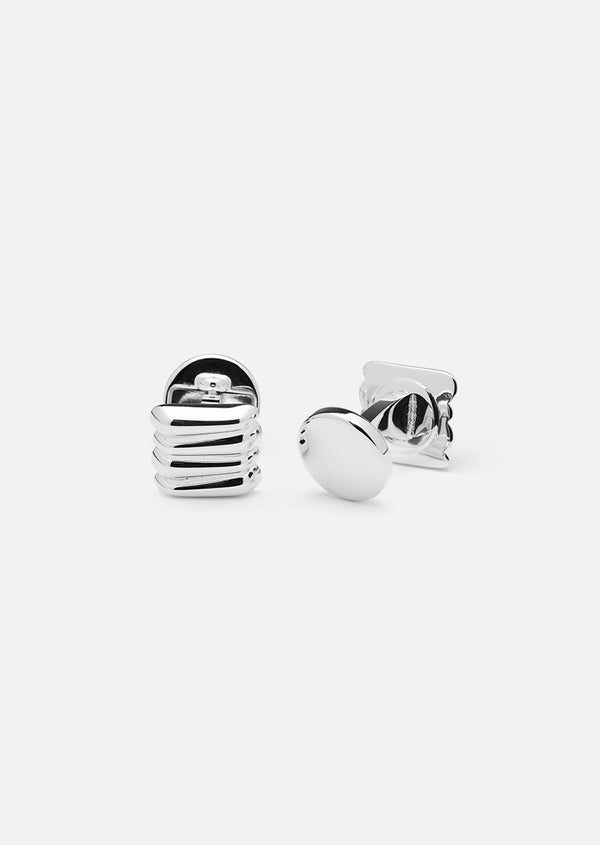 Curbo Cufflinks - Silver Plated