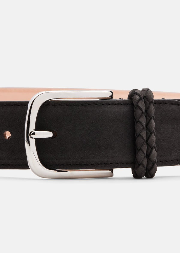 Skultuna Suede Belt - Black