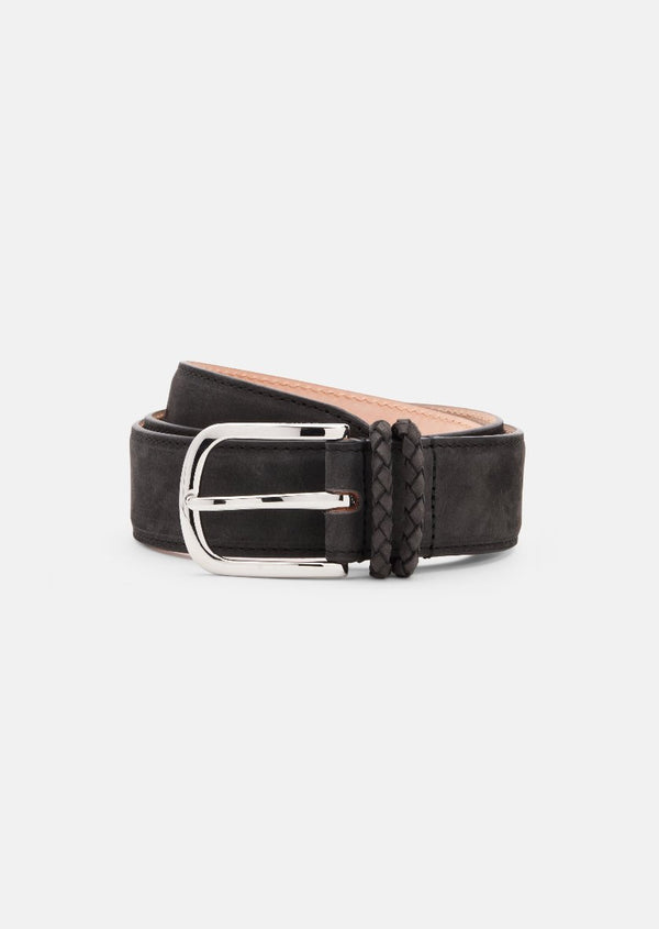 Skultuna Suede Belt - Black