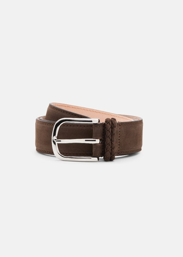 Skultuna Suede Belt - Brown