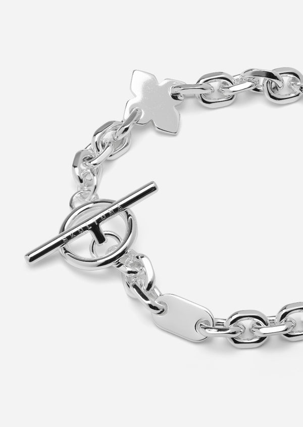 Unité Vector Chain Bracelet - Silver Plated