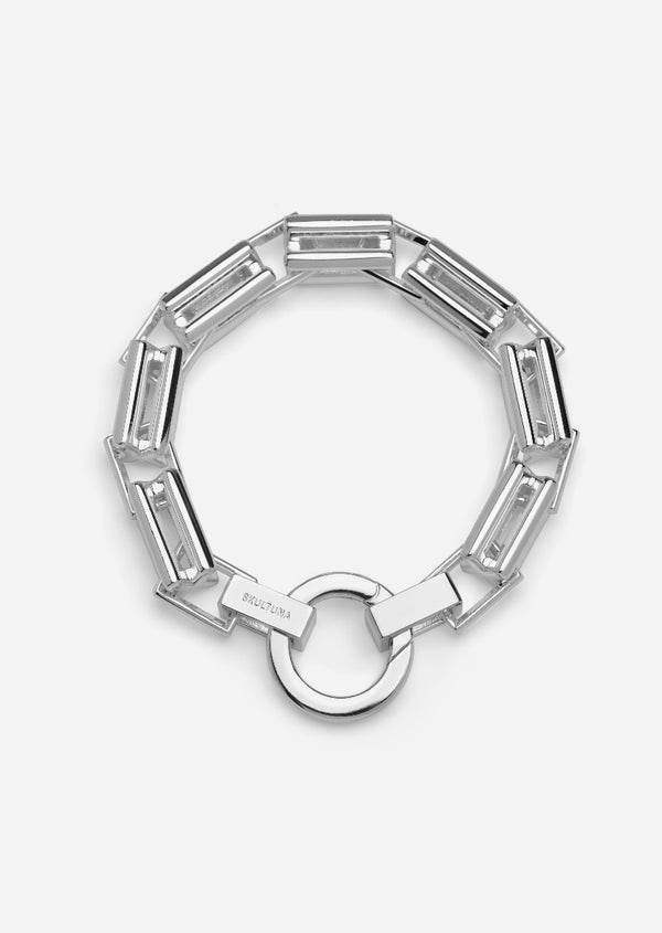 Relier X Bracelet - Silver Plated
