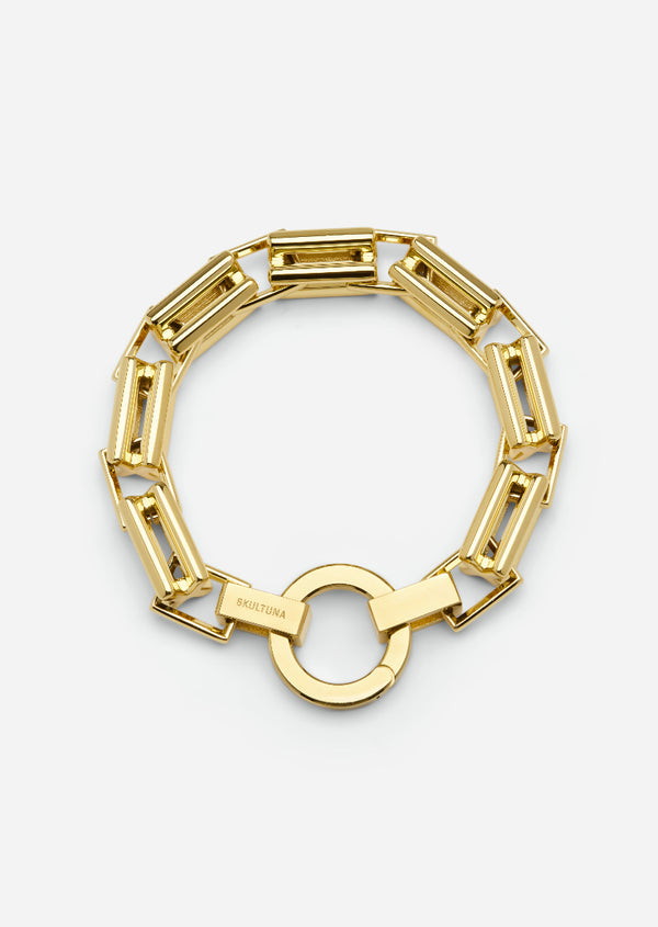 Relier X Bracelet - Gold Plated