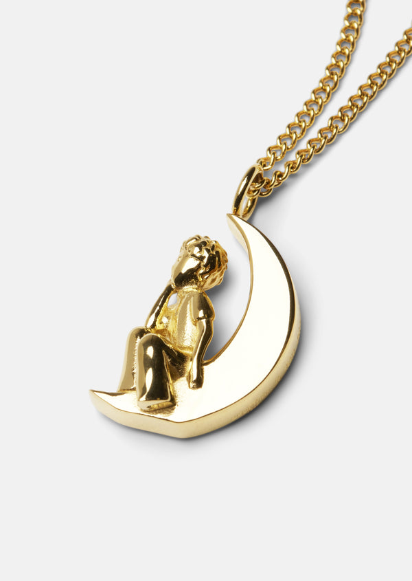 Le Petit Prince x Skultuna – Lille Prinsen Halsband - Gold Plated