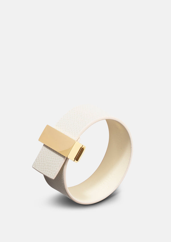 Clasp Bracelet Thin - Beige