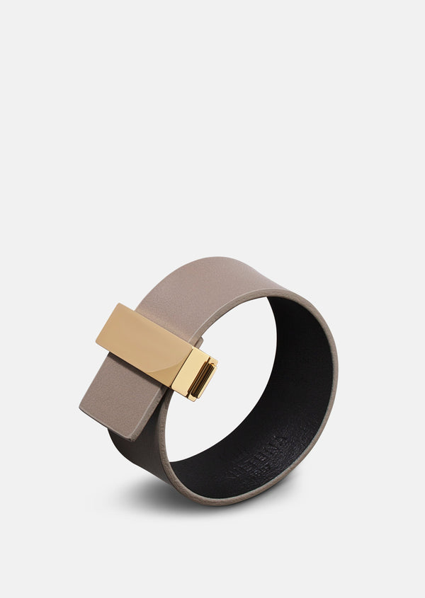 Clasp Bracelet Thin - Grey