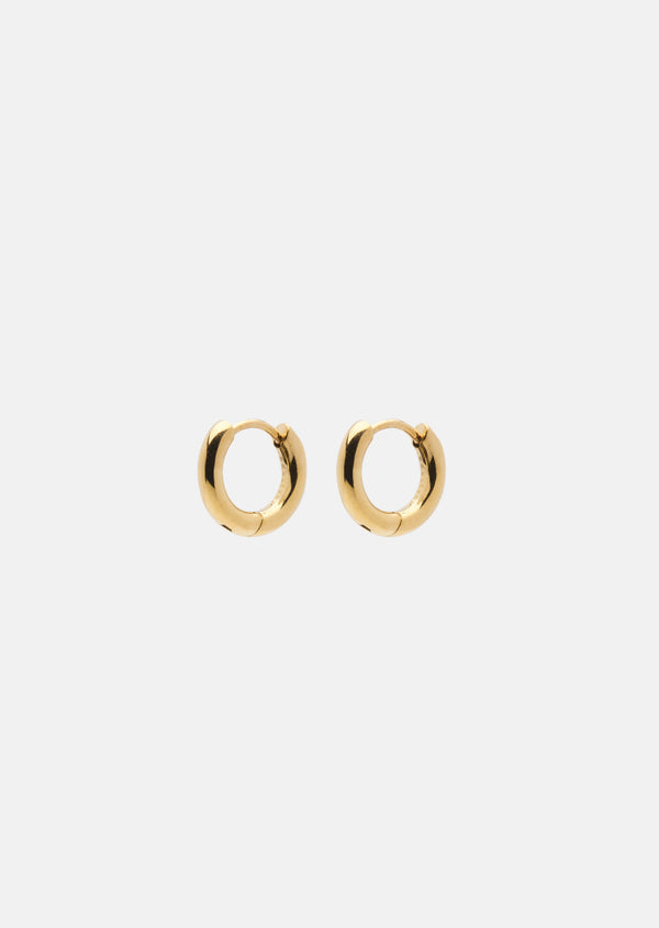 Hoop Earrings - Gold Plated - Small