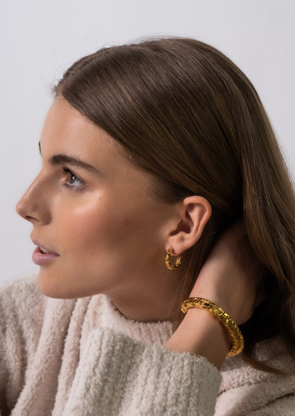 Morph Petit Earrings – Gold Plated