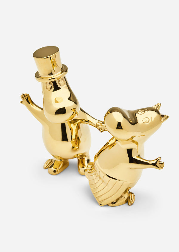 Moomin x Skultuna - Dancing Moominmum and Moominpappa