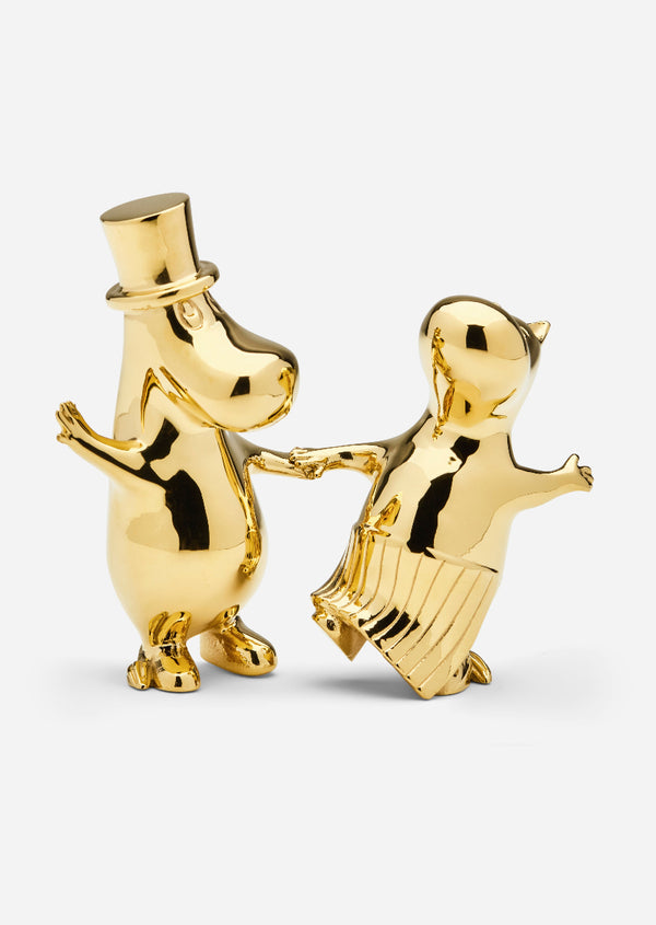 Moomin x Skultuna - Dancing Moominmum and Moominpappa