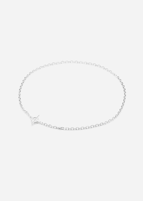 Unité Chain Necklace Thin - Sterling Plated