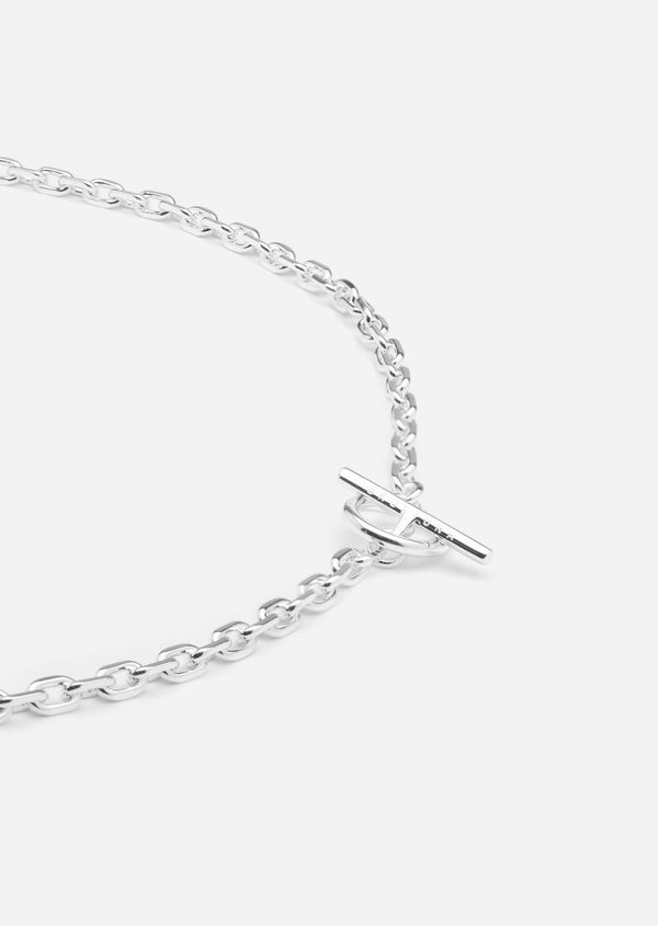 Unité Chain Necklace Thin - Sterling Plated