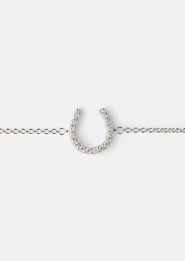 Skultuna Pavé Series - Horse Shoe Bracelet - Sterling Silver