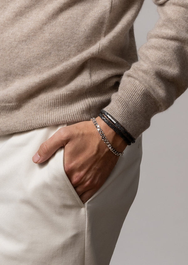 Paul Chain Bracelet - Silver Plated
