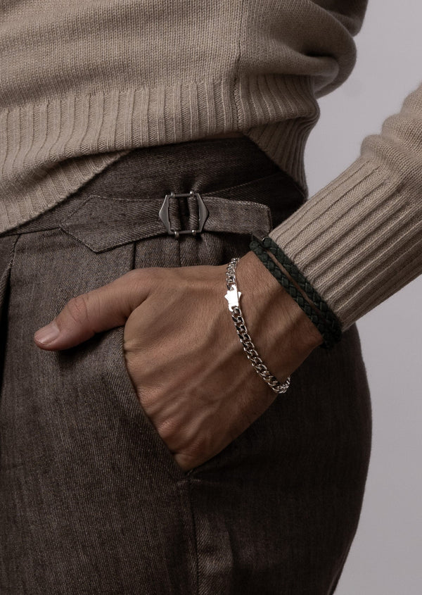 Paul Chain Bracelet - Silver Plated