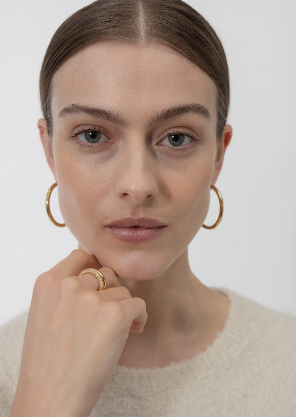 Simplicity Plain Ring - Gold Plated