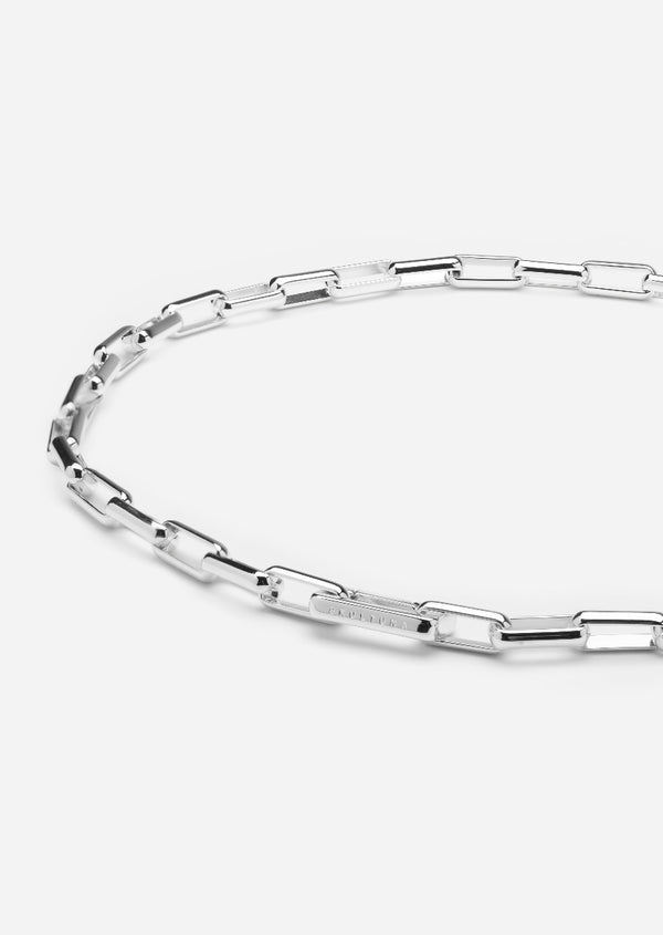 Traverse Chain Necklace – Silver Plated