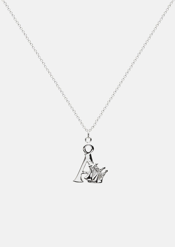 Moomin Alphabet - Silver Plated - Å