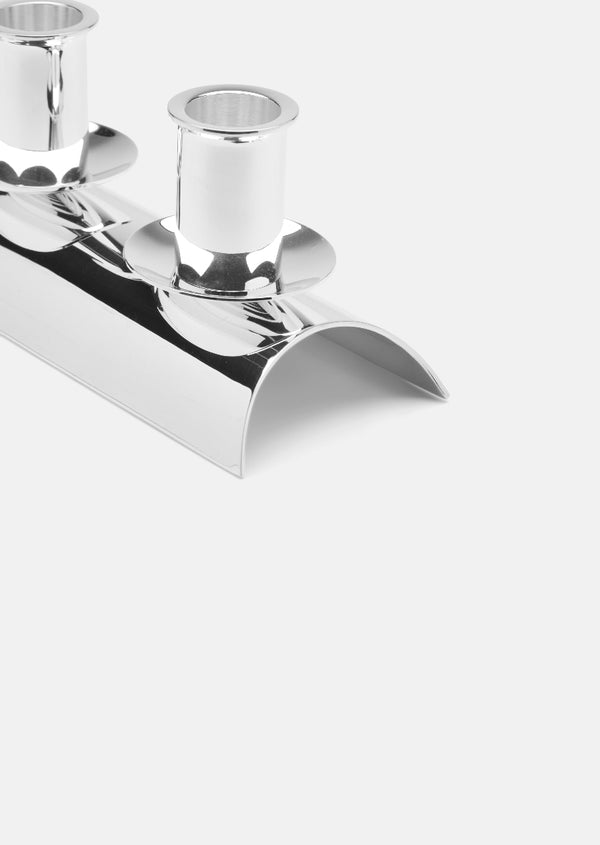 Advent Candle Holder - Silver Plated