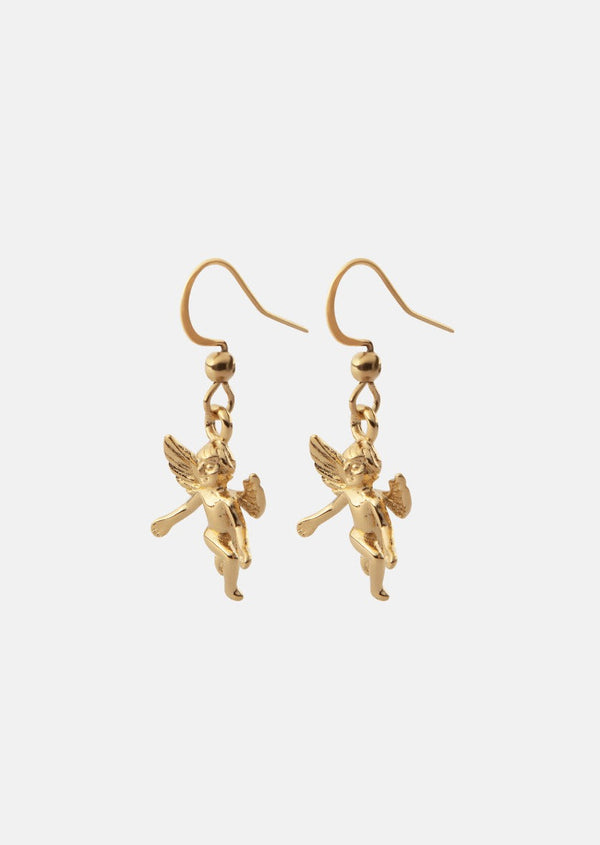 Angel Earring – Gold Plated