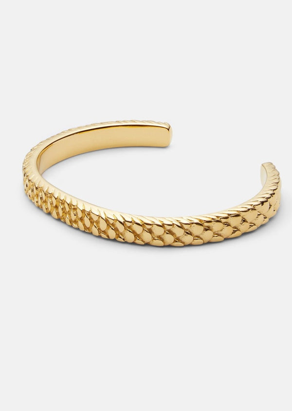 Scale Cuff design Thomas Sandell – Gold Plated