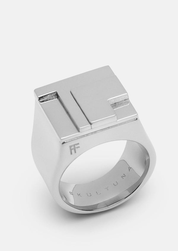 Signet Ring design Folkform – Silver Plated