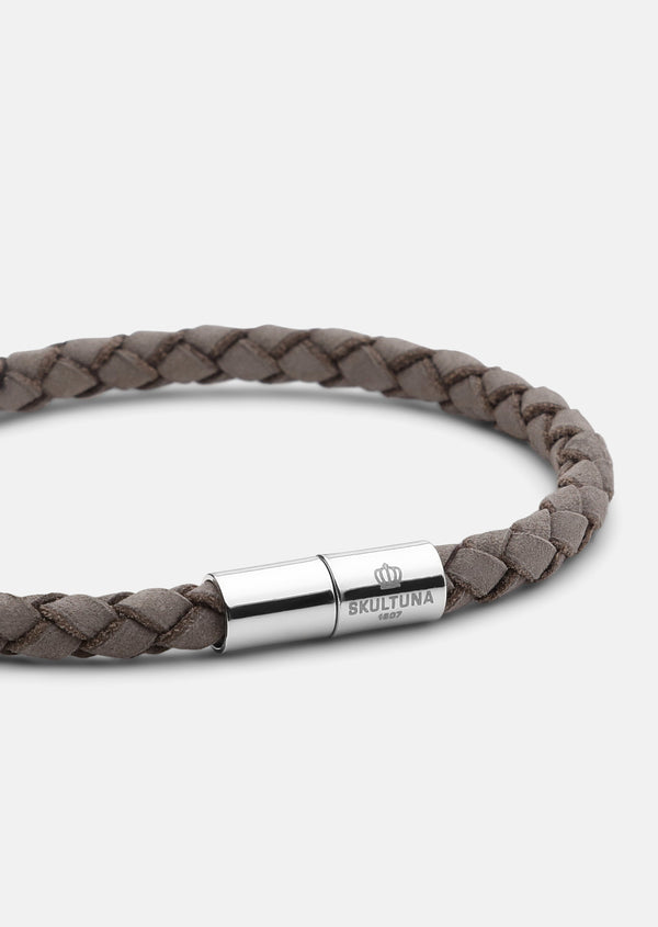 Suede Bracelet – Grey / One Row
