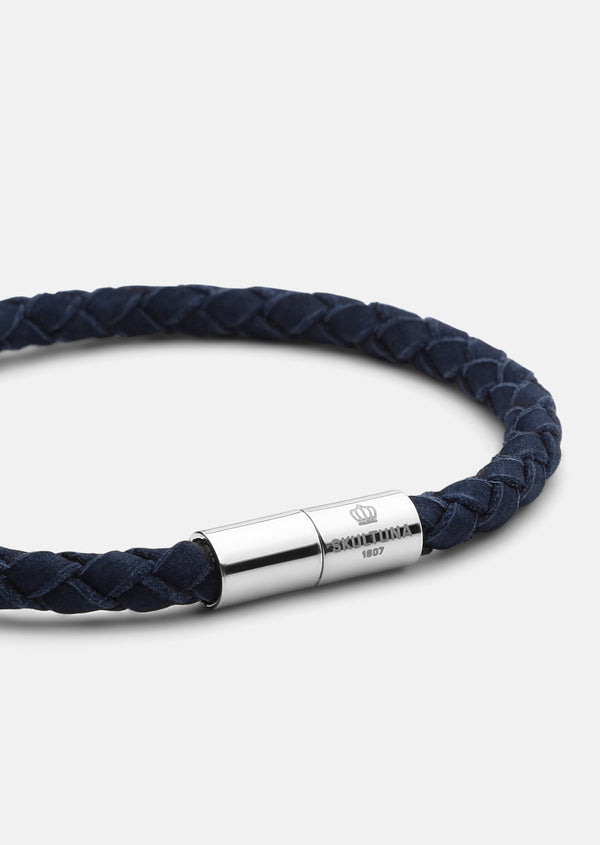 Suede Bracelet – Blue / One Row