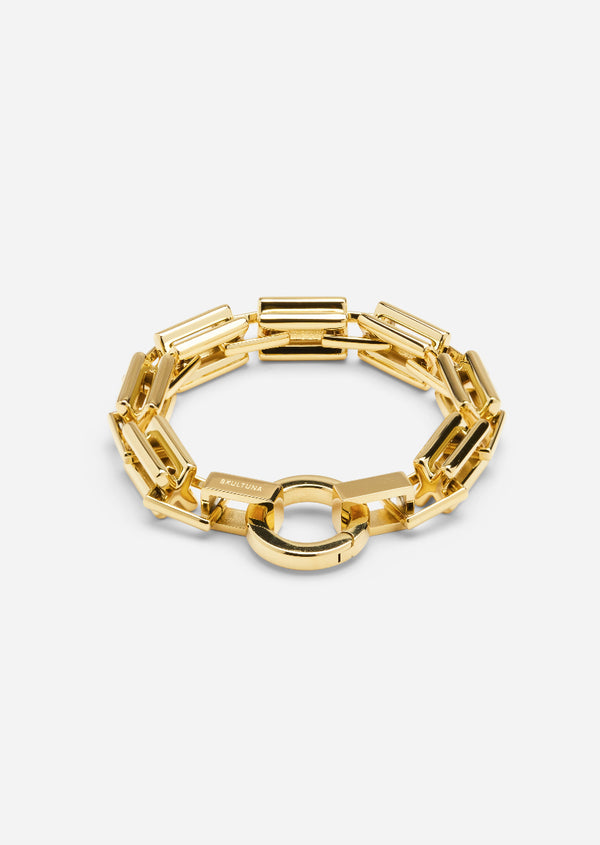 Relier X Bracelet - Gold Plated