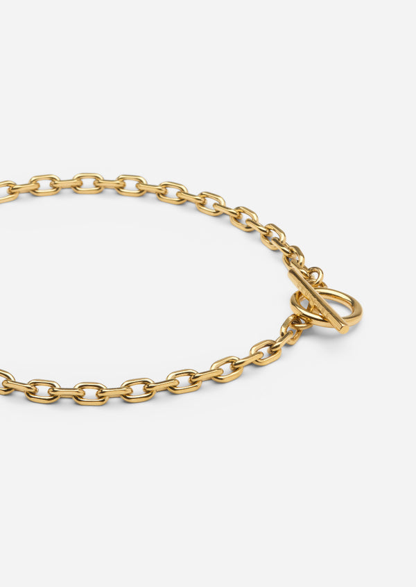 Unité Chain Bracelet Thin - Gold Plated