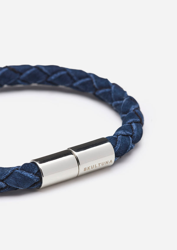 Suede Bracelet – Blue / One Row
