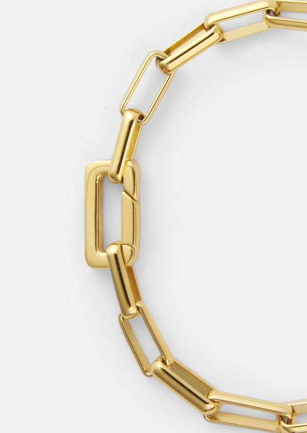 Traverse Chain Bracelet – Gold Plated