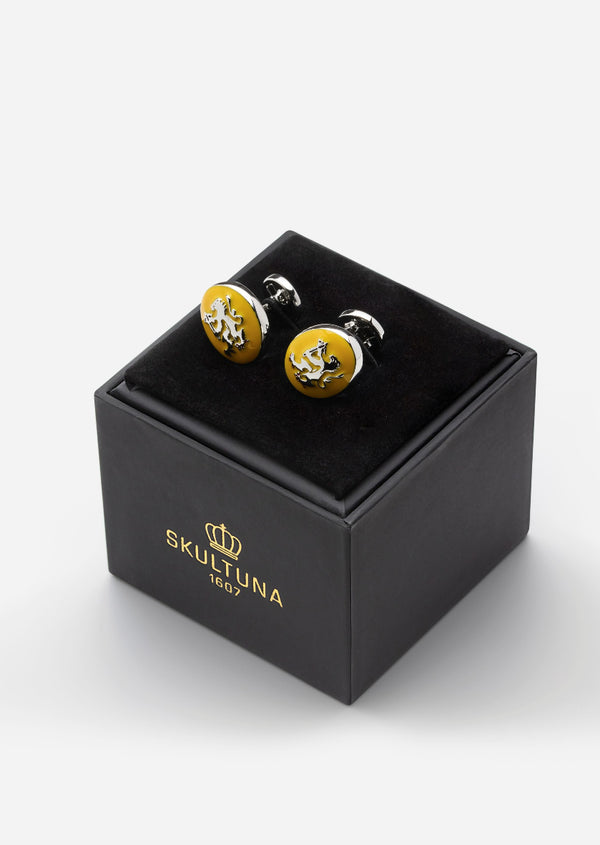 Klercker x Skultuna Manschettknappar - Södermanland - Silver plated