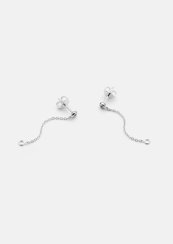 Aurora Chain Studs - Sterling Silver