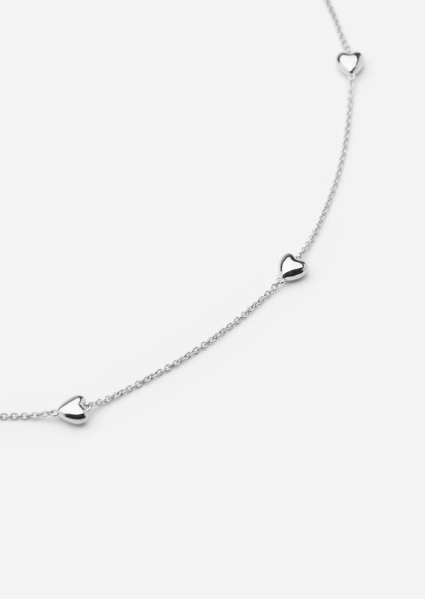Heart Petit Necklace – Sterling Silver
