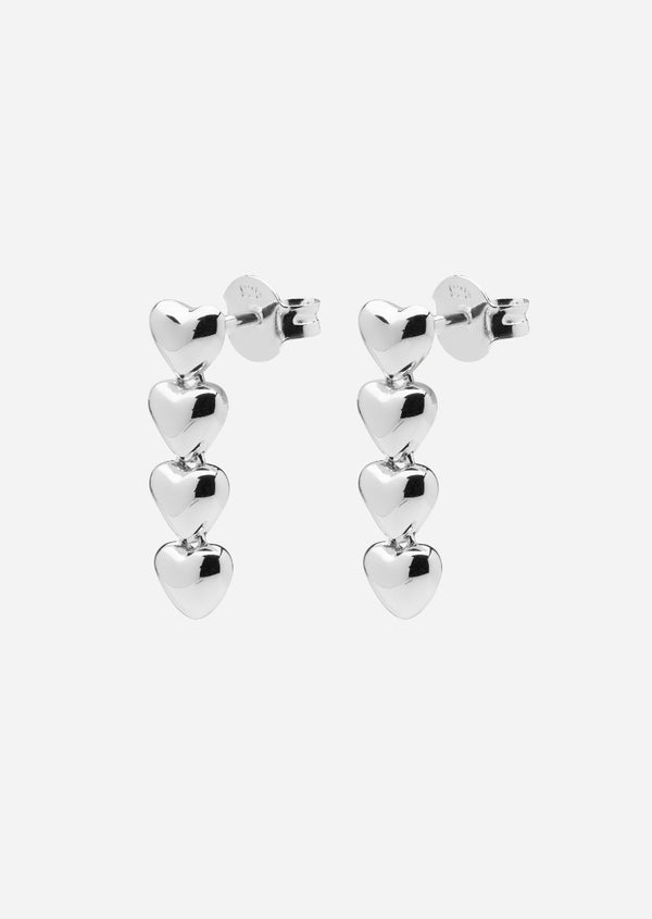 Mille Coeurs Earrings - Sterling Silver