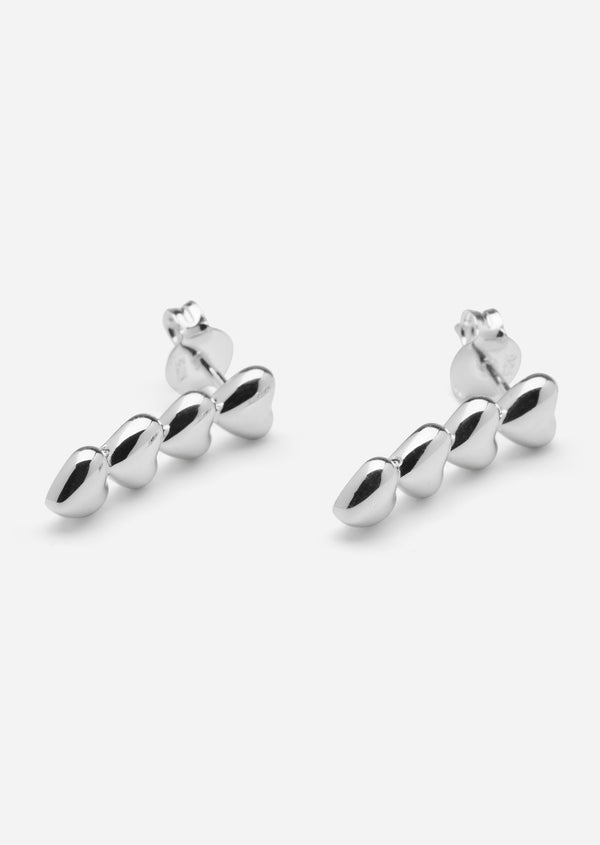 Mille Coeurs Earrings - Sterling Silver