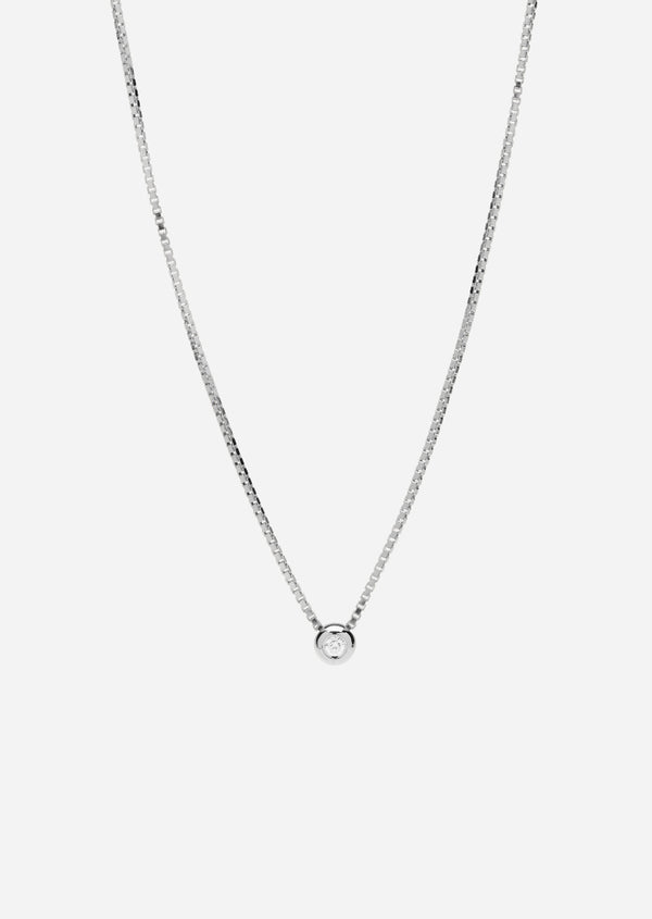 Météorite Diamond Necklace – Sterling Silver