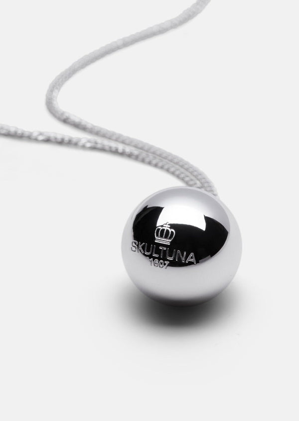 Ball Necklace - Silver Plated