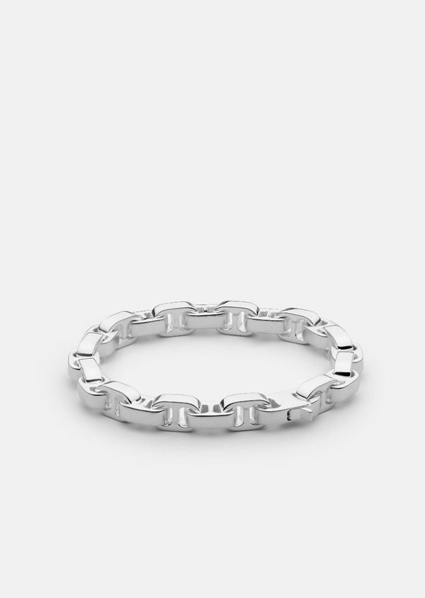 Velo Chain Bracelet - Silver Plated